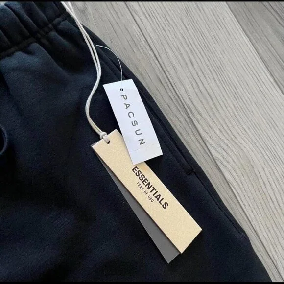 Essentials small black sweatpants new